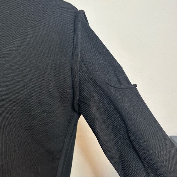 Rick Owens Subhuman Pullover Dress Black FW17 size XS Virgin Wool Knit - Picture 8 of 15